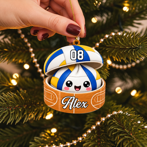 Cute Dumplings For Baseball, Softball, Soccer, Football, Basketball, Hockey Lover - Personalized Ornament