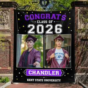 Class Of 2026 Style Personalized Graduation Backdrop