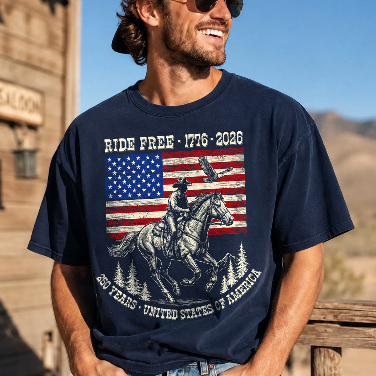 Ride Free 1776 2026 - 250 Years United States of America Shirt