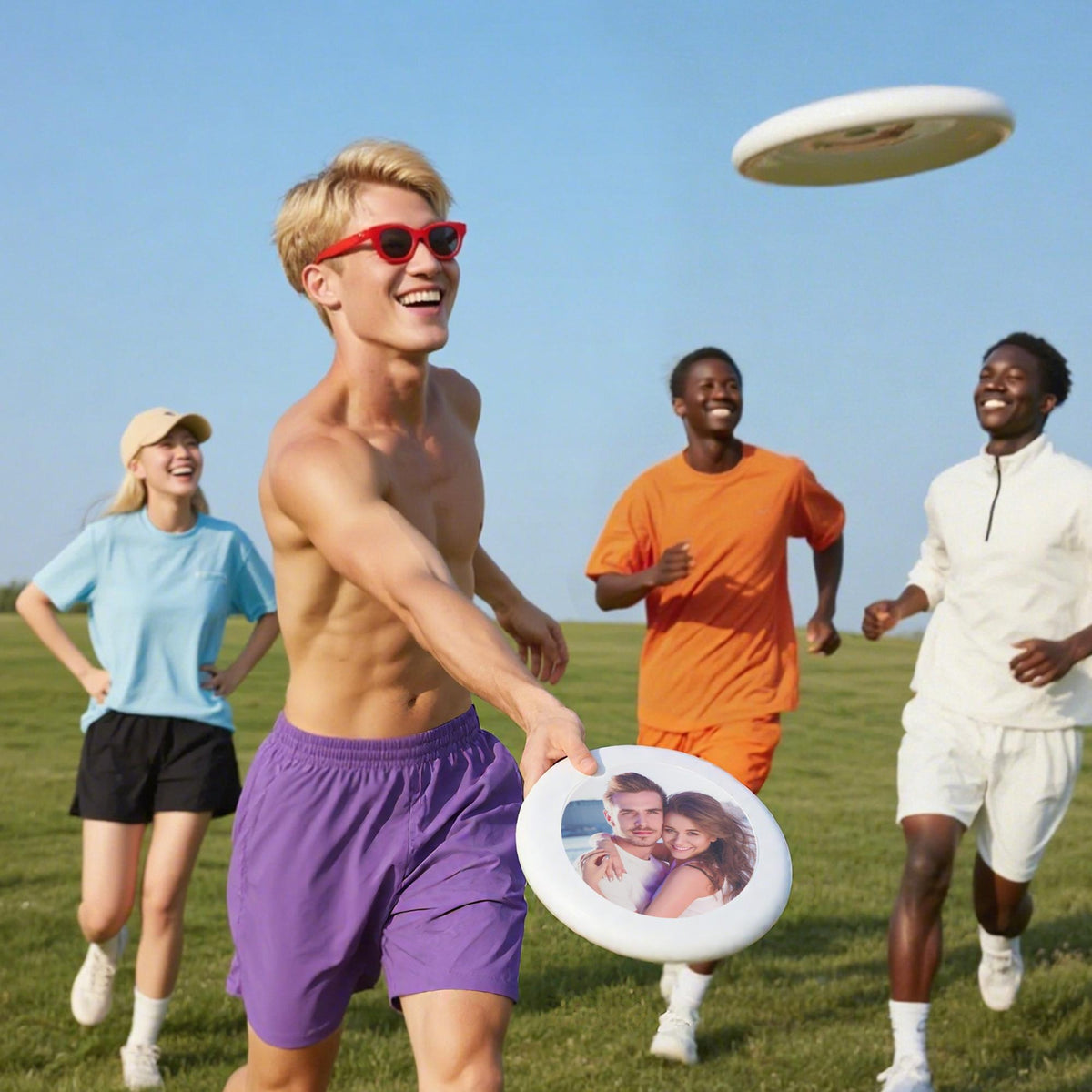 Custom Photo Frisbee, Personalized Plastic Frisbee, Perfect Gift For Outdoor Sports Enthusiasts, Unique Custom Photo Frisbee