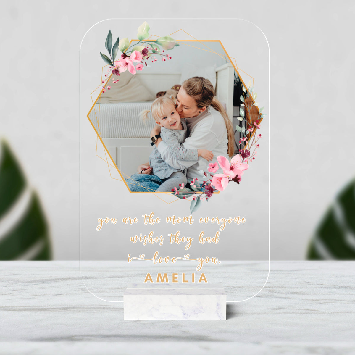 You Are The Mom Everyone Wishes They Had - Personalized 3D LED Light Wooden Base - Gift For Mom, Mother's Day, Birthday Gift