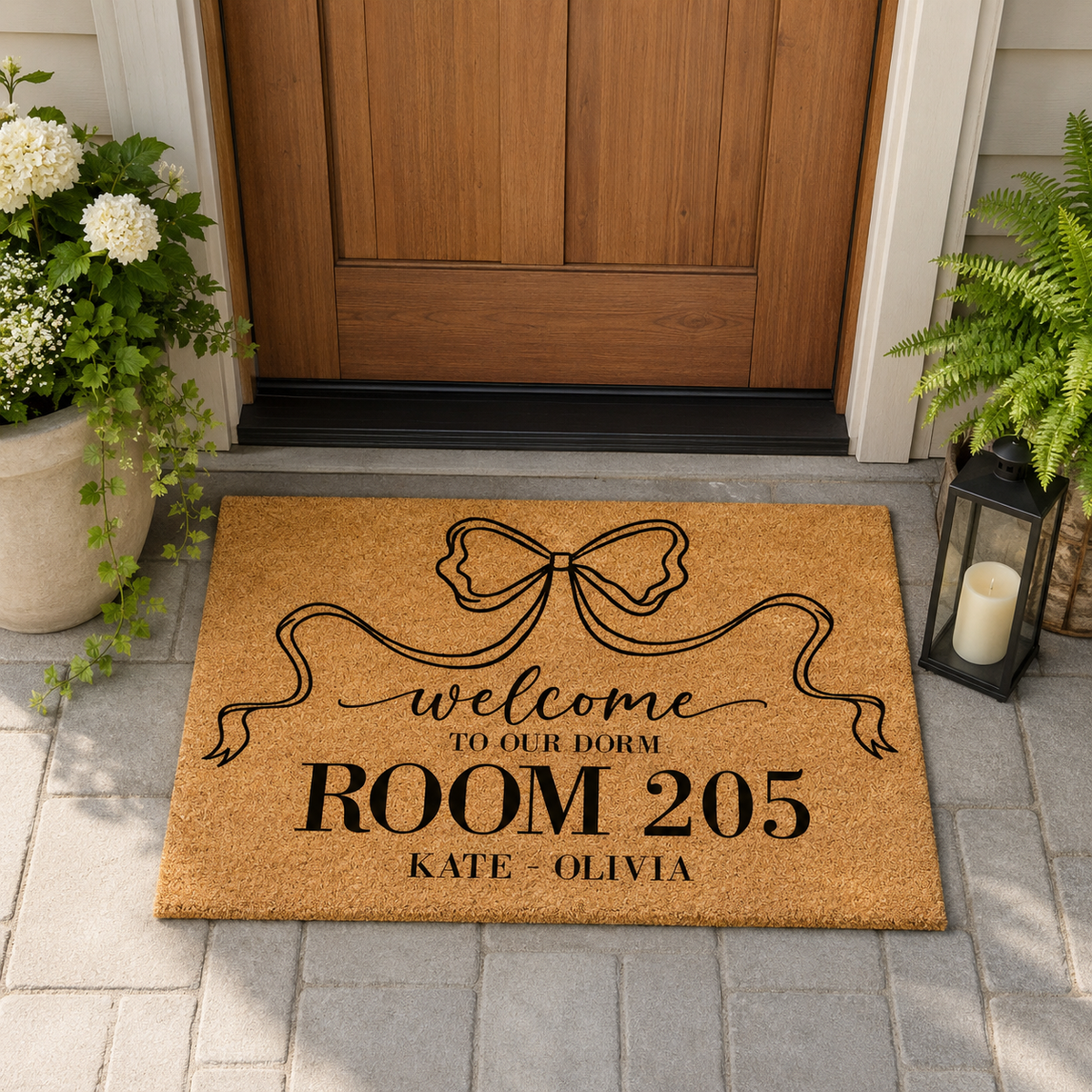 Welcome to Our Dorm Doormat, College Dorm Decor, High School College Dorm Decor, Roommate Sign, Back To School Gift, Graduation Gifts