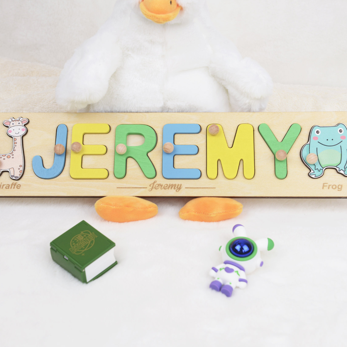 Personalized Name Puzzle, Easter Gifts for Kids, Wooden Toys, Baby Shower Gift, Custom Toddler Toys, First Birthday Gift
