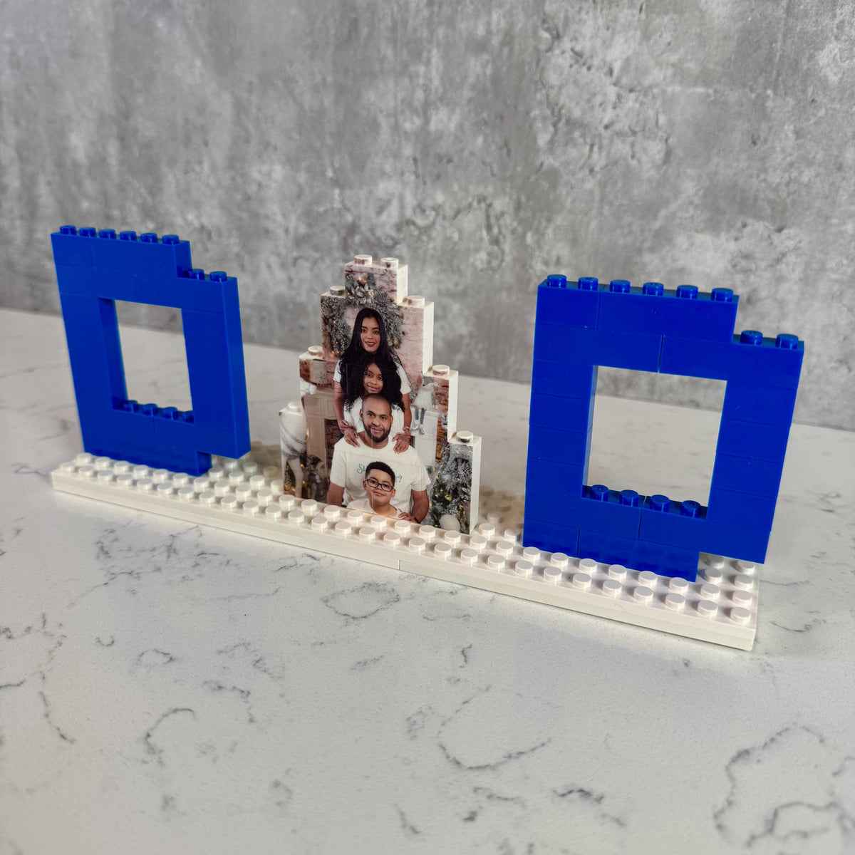 Personalized Dad Photo Building Brick Puzzles, Custom Photo Puzzle, Grandpa Photo Gift, Personalized Gift, Fathers Day, Gift for Her