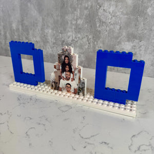 Personalized Dad Photo Building Brick Puzzles, Custom Photo Puzzle, Grandpa Photo Gift, Personalized Gift, Fathers Day, Gift for Her
