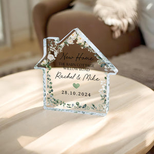 First Home Acrylic Plaque, New Home Gifts, New House Gift, Gift for New Homeowners, New Home Gift, First Home Frame