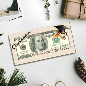 Congratulation Graduate - Custom Money Holder - Graduation Gift