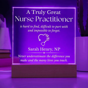 Personalized Nurse Practitioner Sign, Nurse Practitioner Graduation Gifts, Gifts for Nurse Practitioner, Nurse Practitioner Appreciation, NP