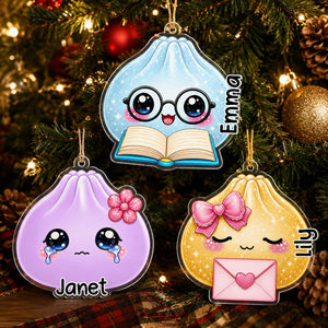 Squishy Dumpling Acrylic Ornament - Personalized Christmas Ornaments