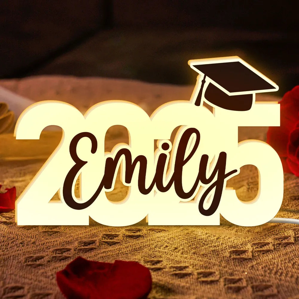 Class Of 2025 Graduation - Personalized Light Box - Graduation Gift, Graduation Party Decoration