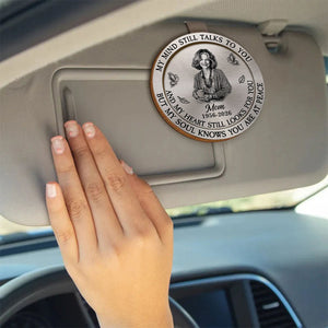 Custom Photo Pencil Sketch Memorial My Mind Still Talks To You - Personalized Custom Shaped Car Visor Clip 4_a913269f-154b-49fd-96e9-b68445b09fa2.jpg