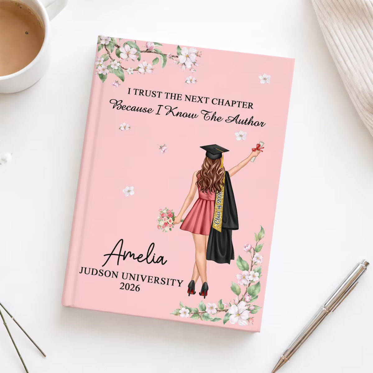 Personalized Graduation Gifts For Her, Custom Graduation Journal, Class Of 2026 Gift For Daughter, Senior Gift Girls, College Graduate Gift