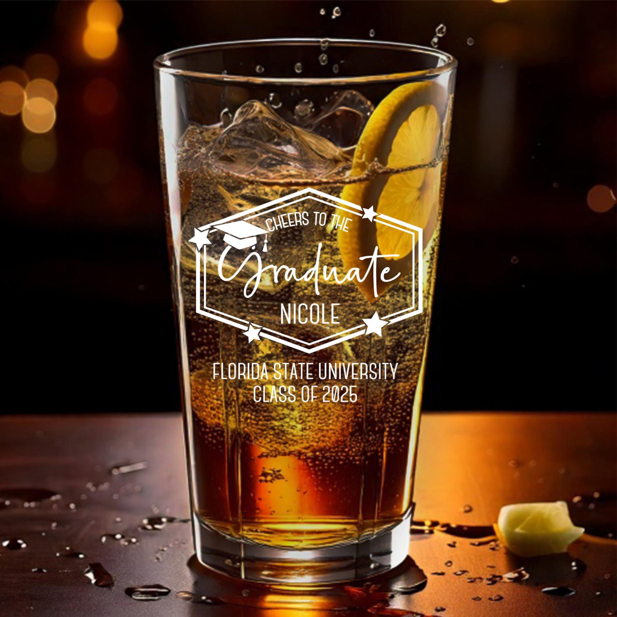 College Graduation Gift, Graduation Beer Glass, Pint Glass, Graduation Gift, College, Grad Gift, Graduation Gift, Reunion, Class Of 2025