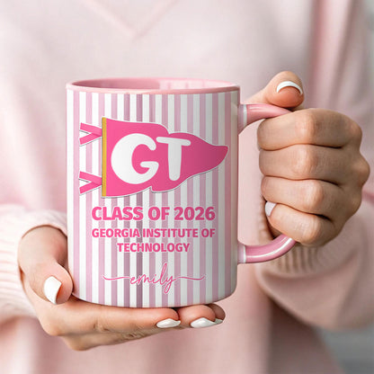 School Pennant Flag - Personalized Mug