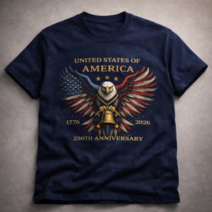 Custom Family 250th Anniversary Patriotic Eagle Shirt