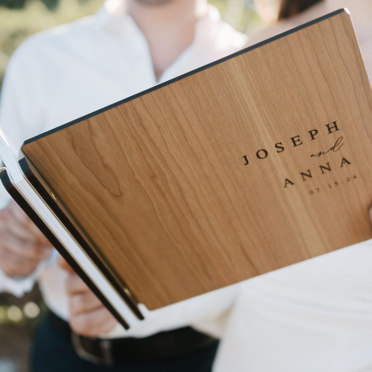 Elegant Wedding Guest Book Instant Photo Booth Album, Wedding Gift, Anniversary Gift
