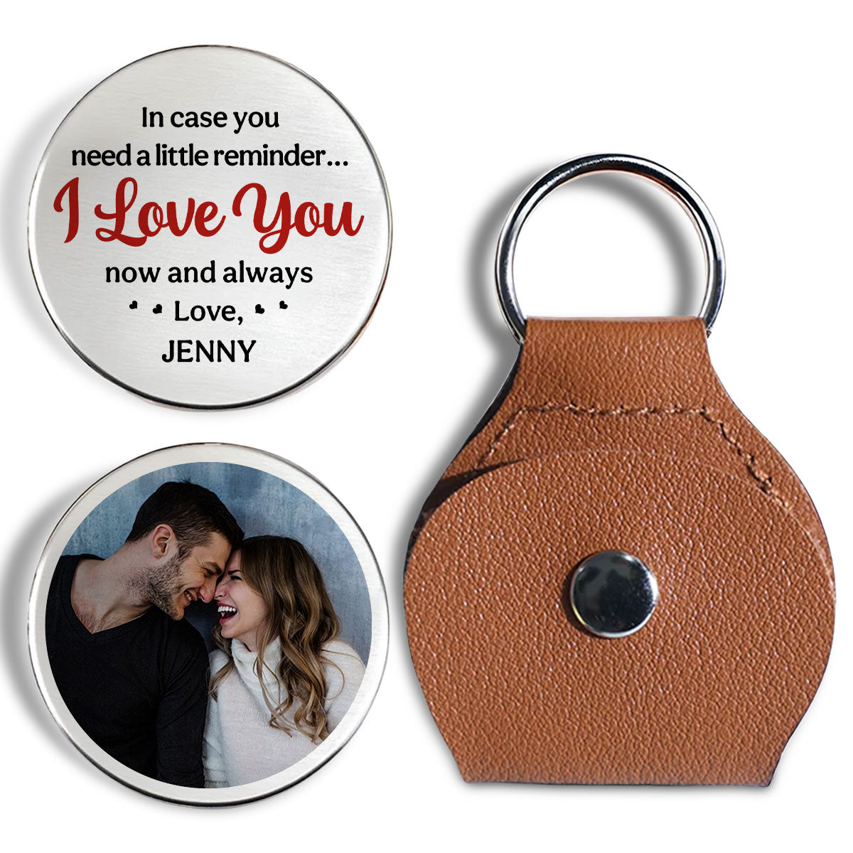 In Case You Need A Little Reminder - Personalized Pocket Hug - Gift For Couple, Anniversary Gift