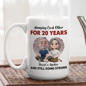 Annoying Each Other For Years But Always Arm In Arm - Personalized Mug - Valentine's Day Gift, Anniversary Gift For Couple