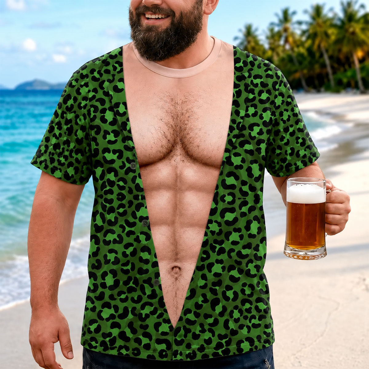 Aloha Beach Shirt - Custom Funny T-shirt - Personalized Summer Gift, Birthday Gifts For Men