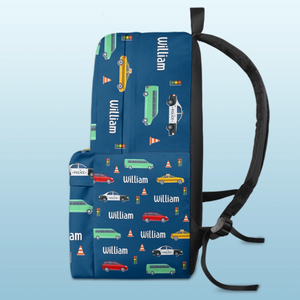 All Roads Lead To Fun - Personalized Backpack - Gift For Kid, Back To School Gift