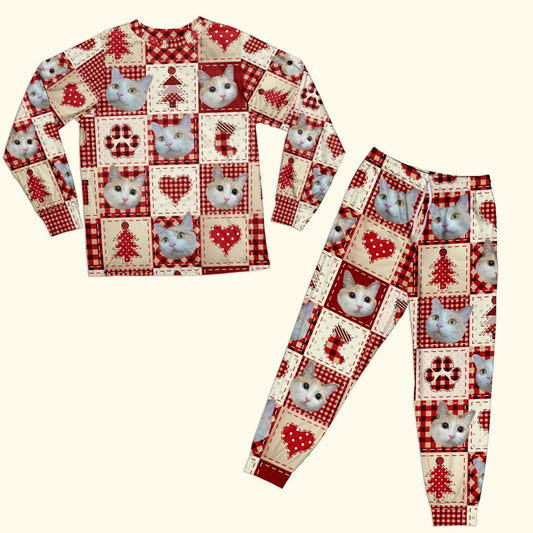 Christmas Ugly Pet Pajamas, Custom Photo Pant, Personalized Photo Pajama Set, Birthday Gift, Family Matching Pyjamas, Gift for Kids Adult 4_ba3b9e0f-5819-402b-8469-ab9a4f457e3b.jpg