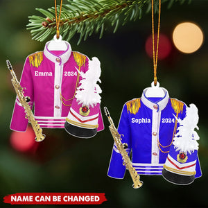 Personalized Marching Band Uniform Ornament, Christmas Band Ornament