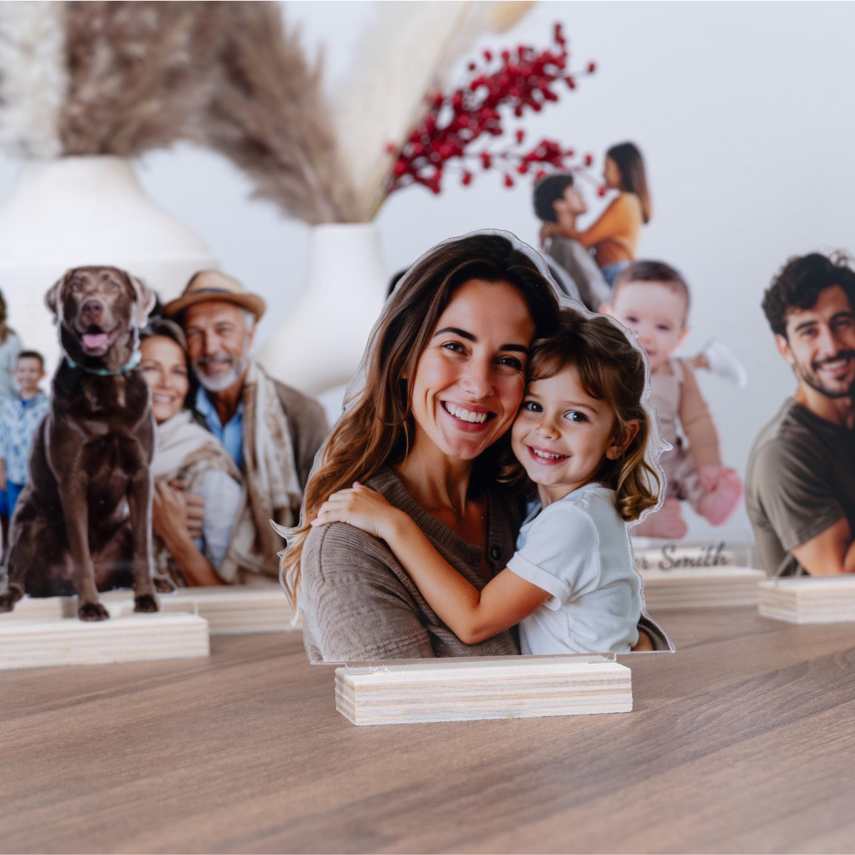 Custom Photo Statuette, Photo Gifts, Birthday Gifts, Anniversary Gift for Him, Her, Personalized Acrylic Photo Cutouts, Portrait Gift