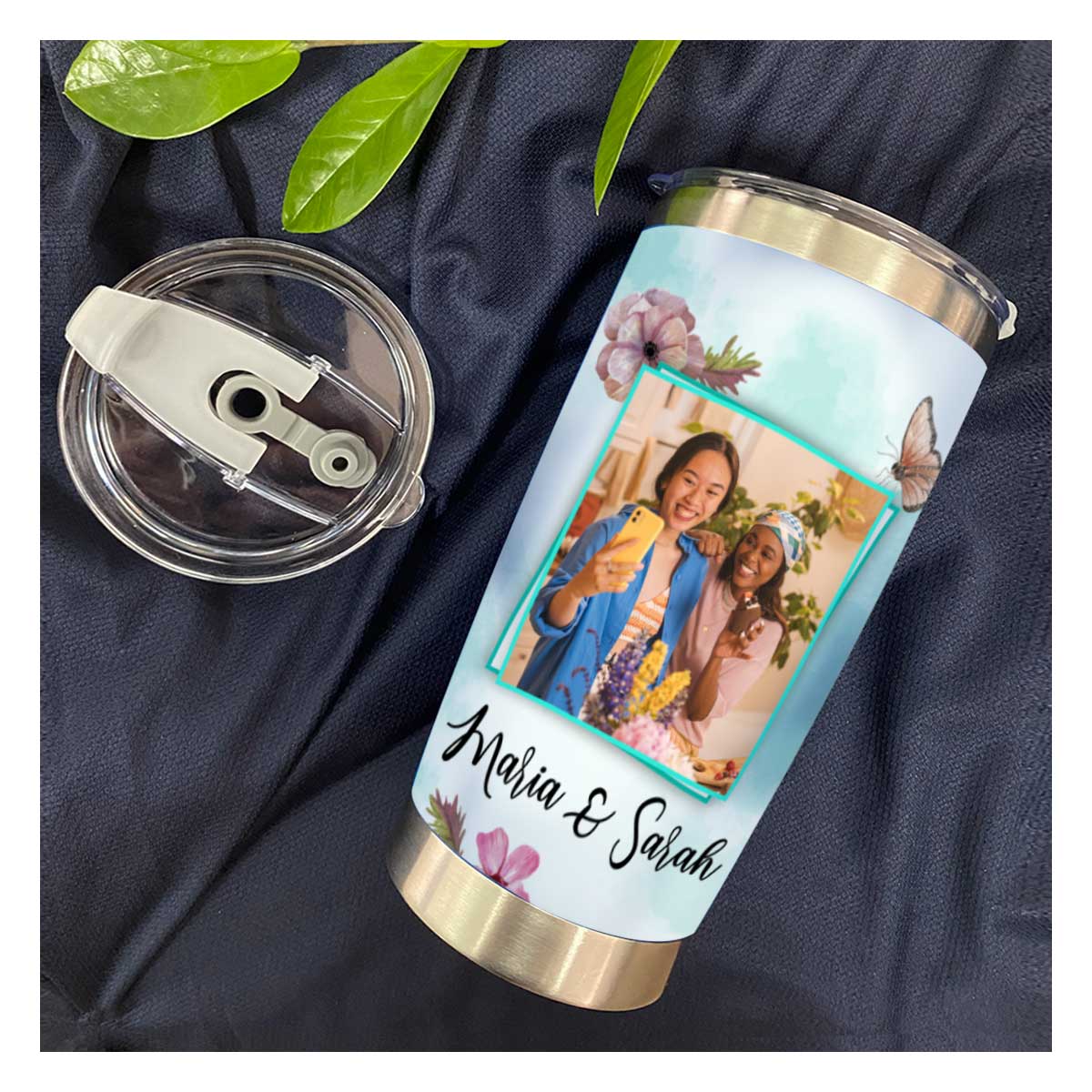 Limitless Laughs Countless Memories Endless Friendship - Personalized Tumbler - Gift For Sisters, Soul Sisters, BFF