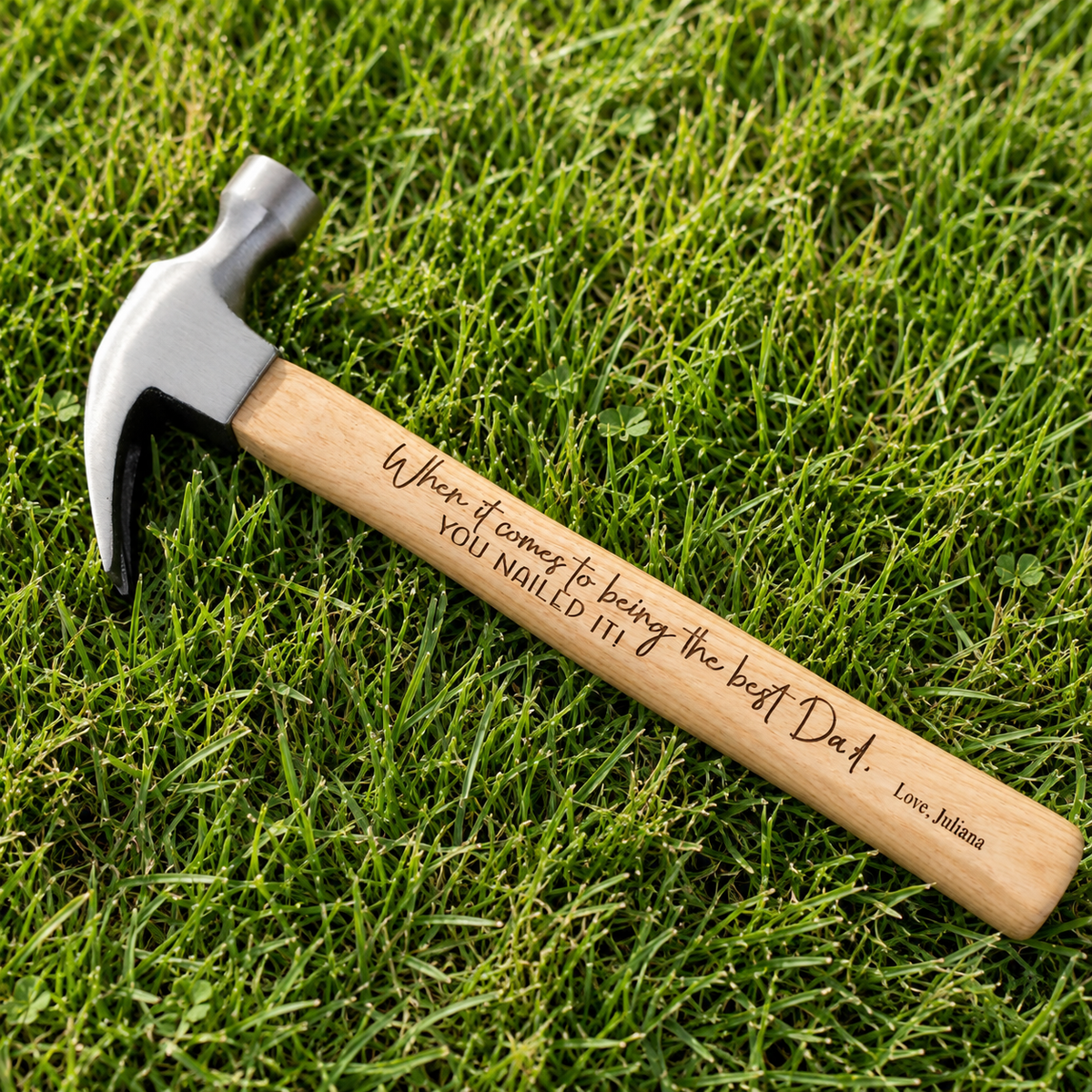 Engraved Hammer, Personalized Father's Day Gift, Gift For Daddy Papa