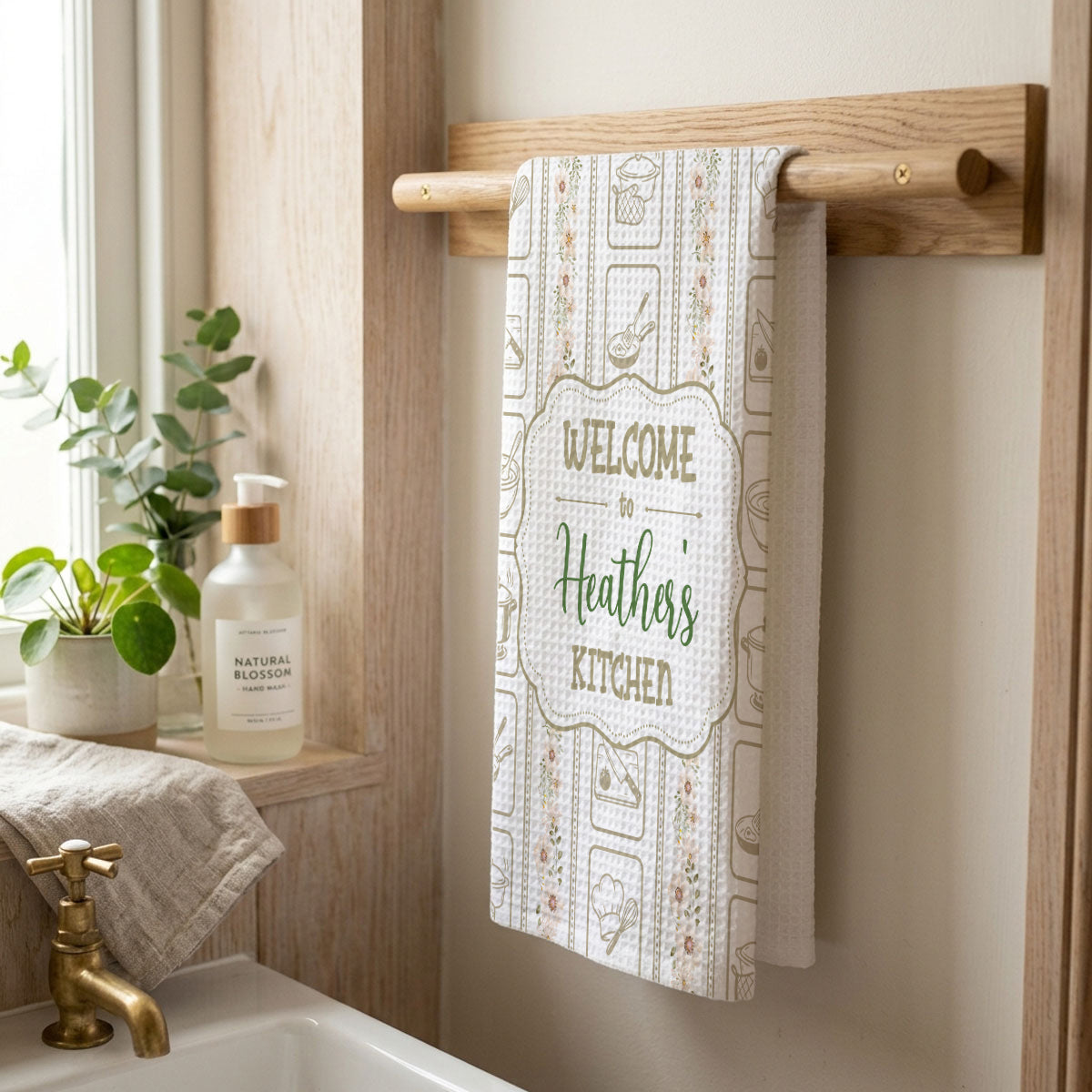 All Roads Lead Here Today - Personalized Kitchen Towel