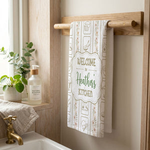 All Roads Lead Here Today - Personalized Kitchen Towel