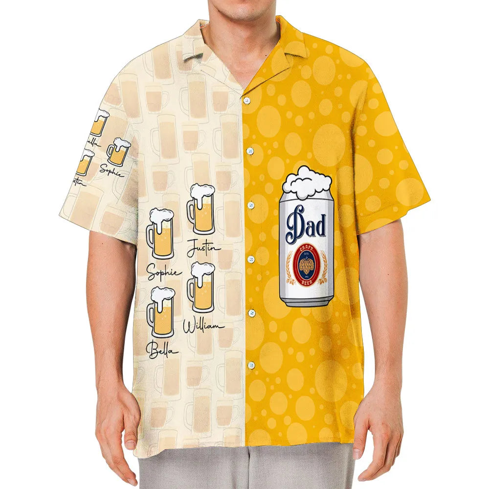 Chill Dad - Personalized Hawaiian Shirt - Gift For Dad, Father's Day, Birthday Gift