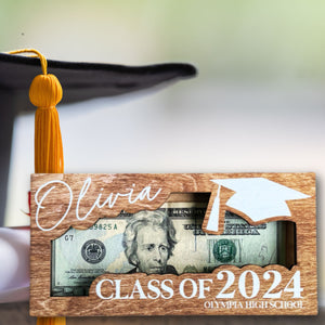 Graduation Money Holder - Personalized Graduation Money Holder - 2025 Graduation Money Holder - Graduation Gifts 2025 - Class of 2025