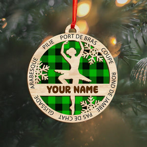 Custom Ballerina Christmas Ornaments, Ballet Ornaments, Christmas Gift For Girl, Christmas For Ballerina, Xmas Gift For Ballet Girls