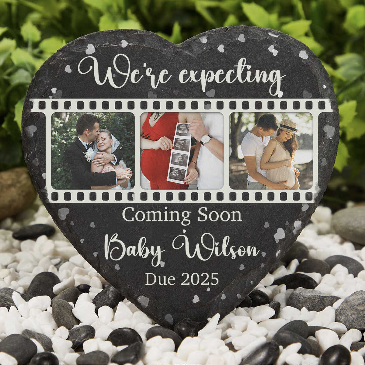 We're Expecting For A Baby - Personalized Garden Stone - Gift For New Mom, Mother's Day Gift