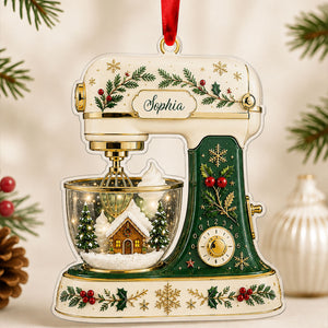 Christmas Baking Mixer-Personalized Acrylic Ornament,Custom Kitchen Mixer Christmas Keepsake,Baking Gift For Bakers