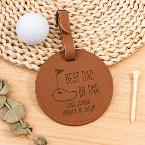 Fathers Day Gift Golf, Best Dad By Par, Personalized Golf Gift For Him, Coach Gifts From Team, For Grandpa, Dad Golf Gifts, Golf Tee Holder