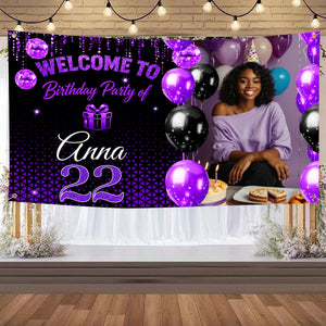Welcome To Birthday Party Minimalism Birthday Banner