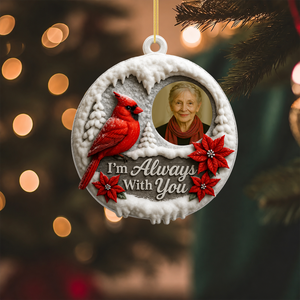 Loved Beyond Words Always Personalized Memorial Sympathy Gifts  - Real 3D Raised Ornament
