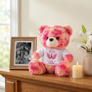 A Warm Hug Memorial - Personalized Memorial Teddy Bear