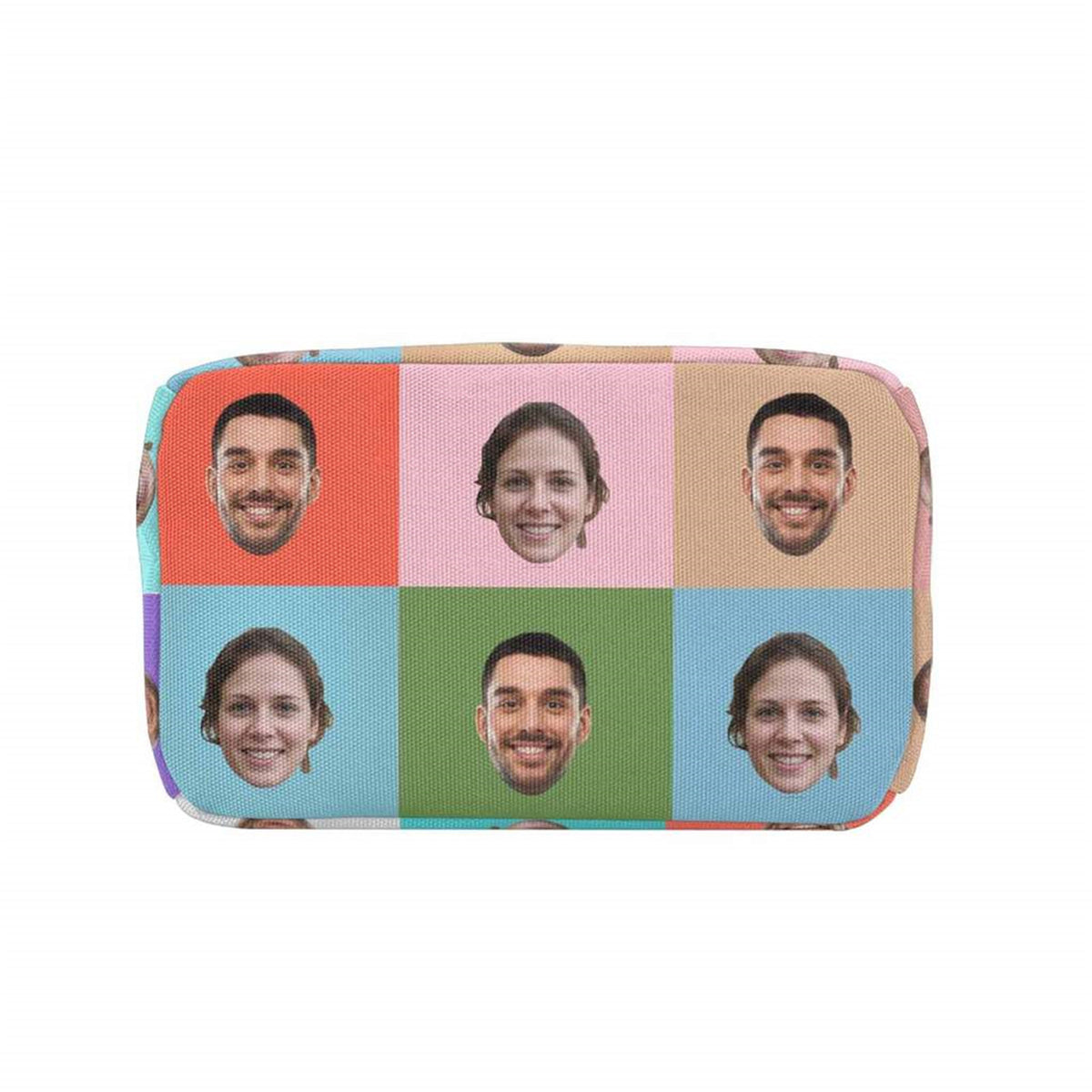 Custom Face Lunch Bag, Personalized Photo Lunch Bag with Pockets, Back to School Gift for Children