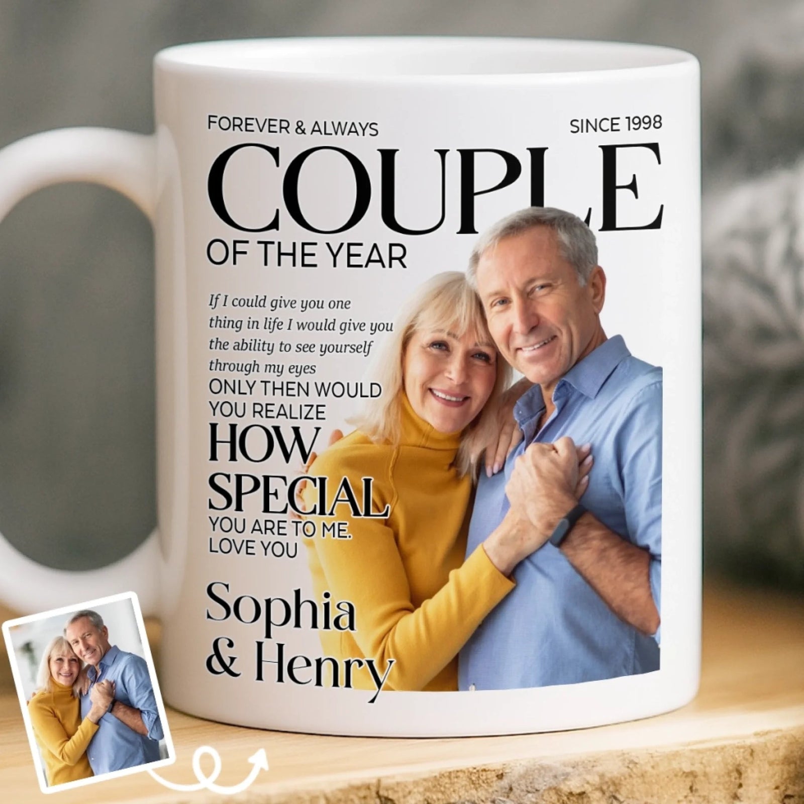 Couple Of The Year - Personalized Mug - Anniversary Gift, Valentine's Day Gift For Couple