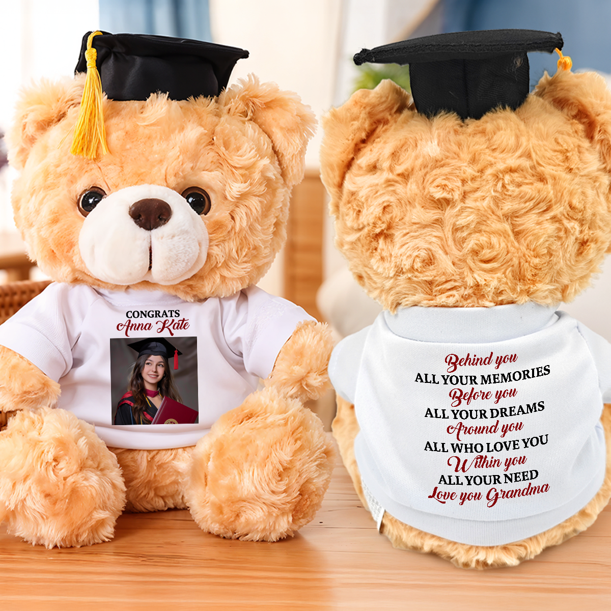Graduate Bear - Teddy Bear With Personalized Shirt 4_e2310593-efeb-41f9-9e9e-603b5a6ccfd4.png