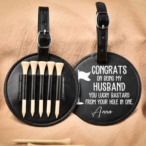 Congrats On Being My Husband - Personalized Golf Tee - Gift For Husband On Father's Day