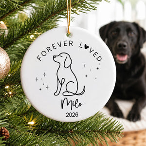Cat Memorial - Personalized Ceramic Ornament - Cat Loss Gift Cat Memorial Gift Cat Sympathy Gift