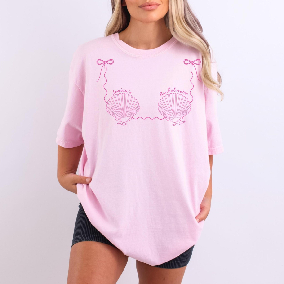 Bachelorette Shirts Seashell shirt Bach Club Shirt Bride Club Last Splash Beach Bikini Tshirt Bridesmaid Gift Matching Party