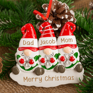 Personalized Resin Christmas Ornament, Santa Christmas Family Ornament, Holiday Ornaments for Family 2025, Christmas Hanging Decor