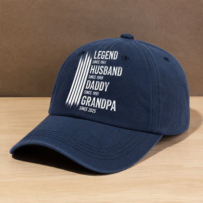 The Original Legend - Personalized Custom Vintage Embroidered Cap