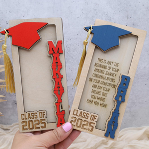 Graduation Gift, Grad Money Holder, 2025 Graduation, Graduation Keepsake, Senior Gift, Custom Grad Gift, High School Grad, College Grad Gift