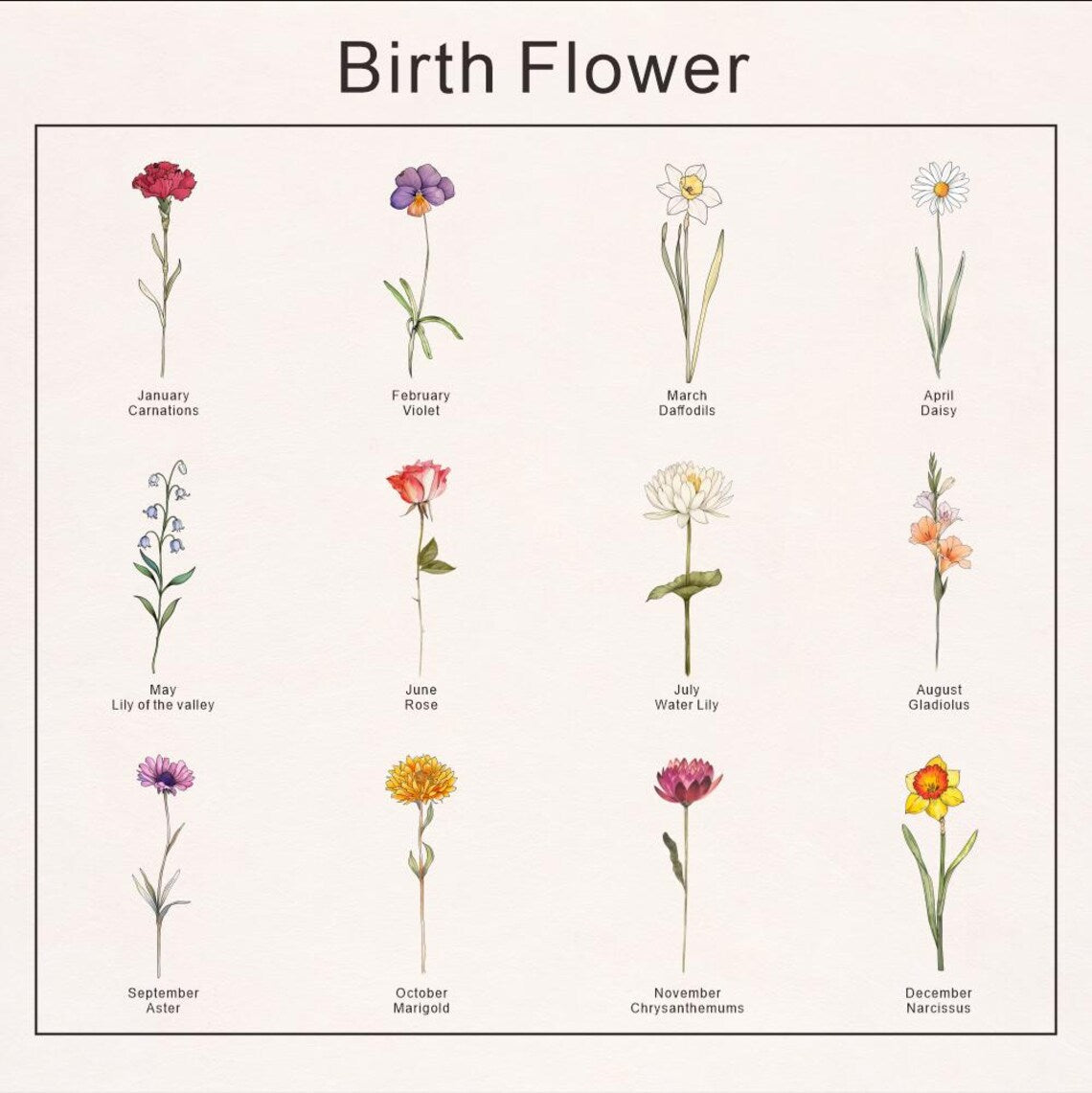 Personalized Birth Flower Vase, Zodiac Sign Vase, Birthday Gift, Flower Vase with Constellation Sign, Mini Ceramic Vase, Housewarming Gift